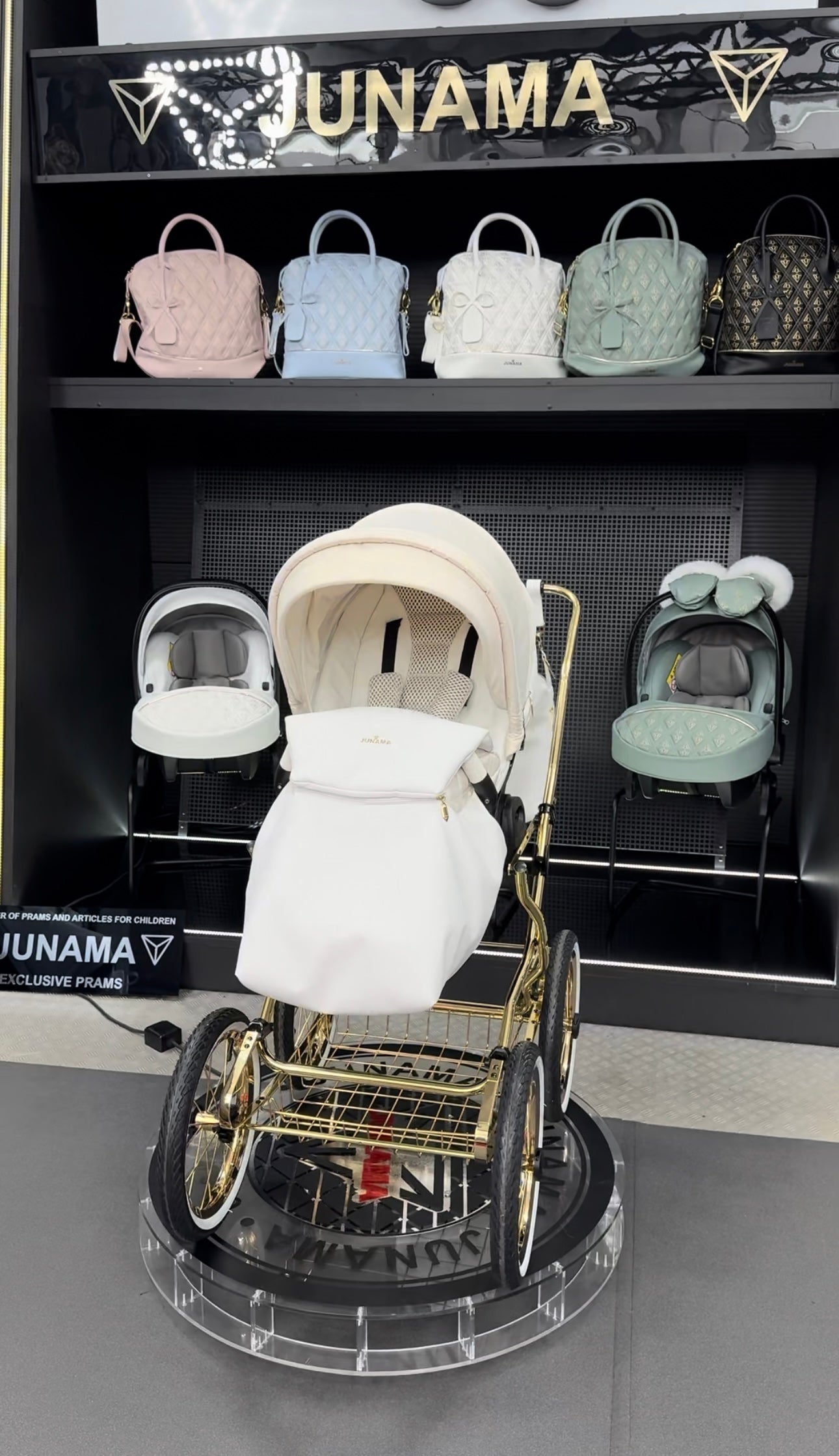 JUNAMA ELLEGANTE ArtDeco - WHITE RETRO