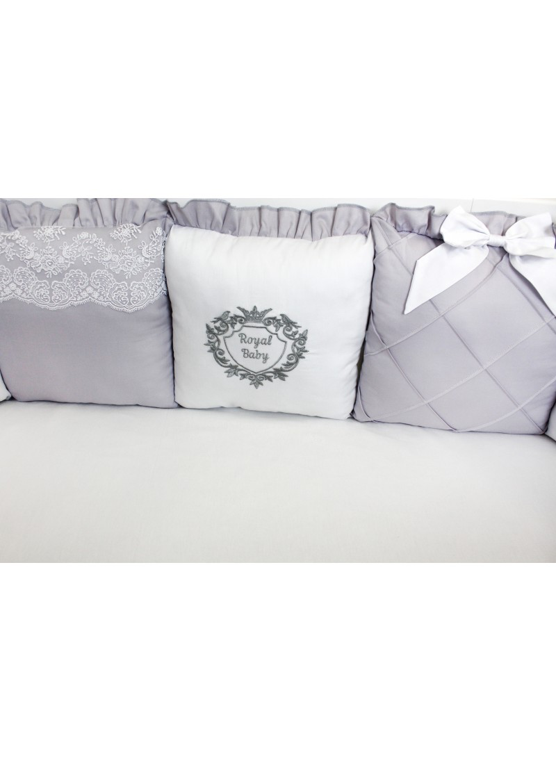 Bettwäsche-Set „Royal Baby“ - GRAU