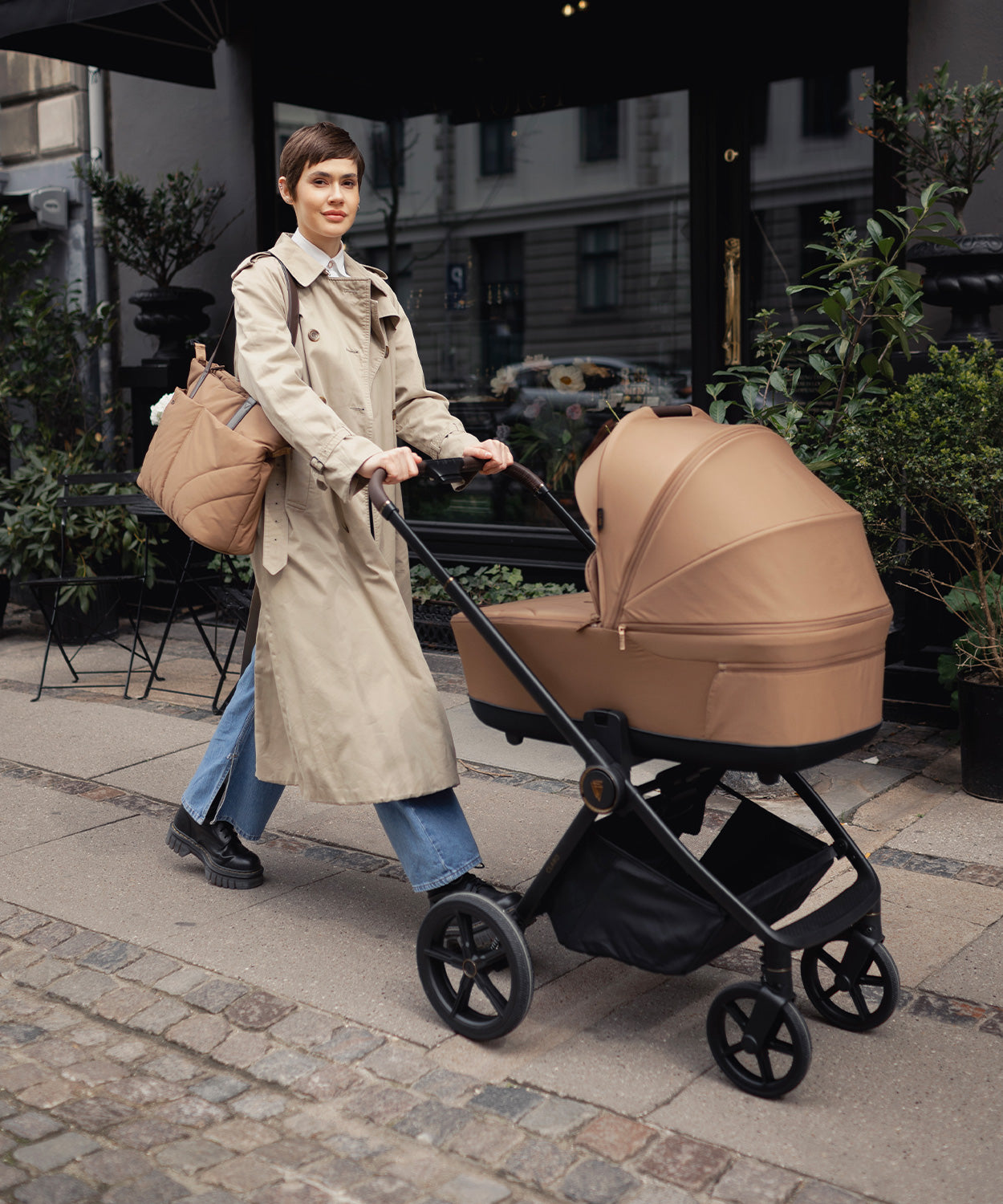 VENICCI CLARO „CARAMEL“ - 2-in-1 Kinderwagen