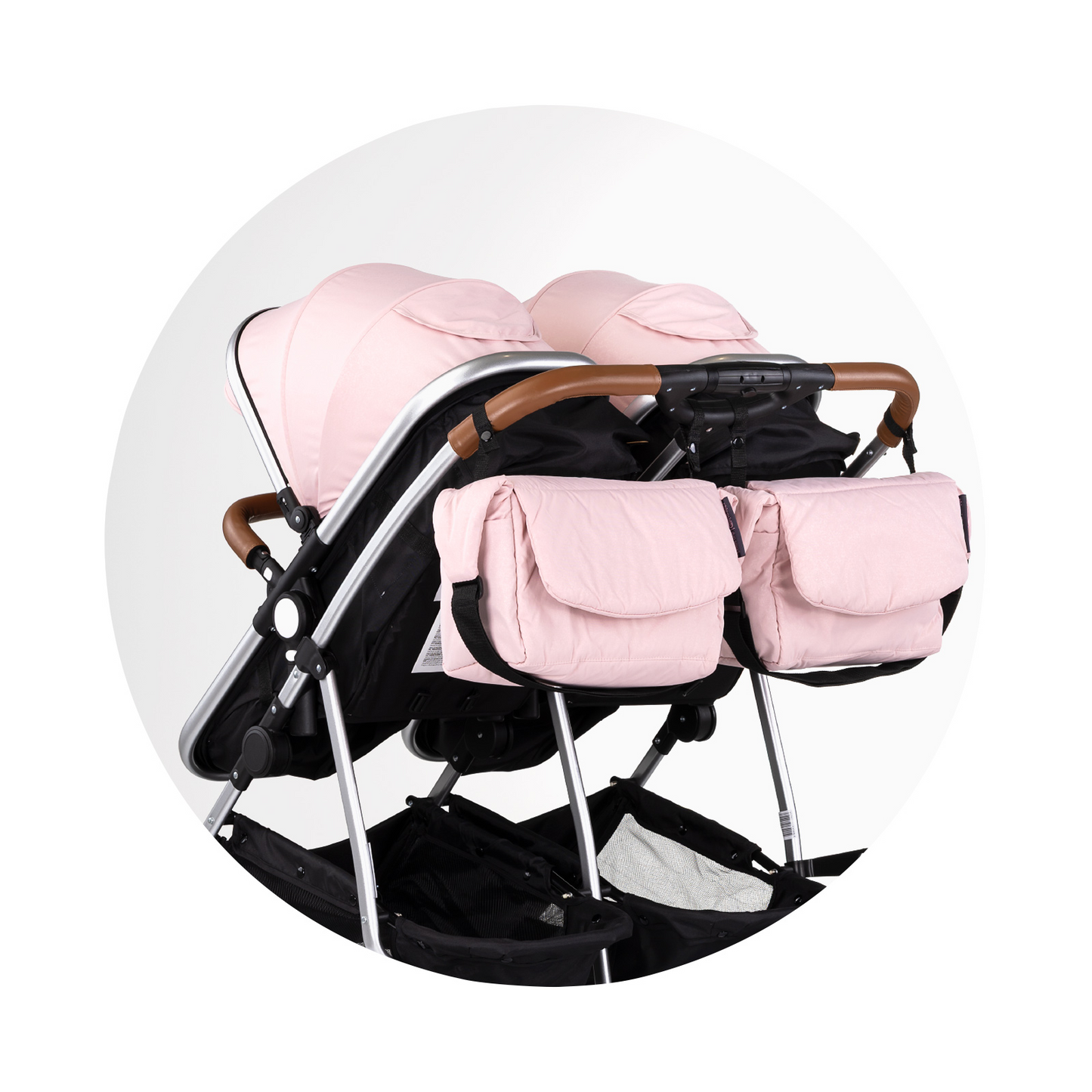 KINDERWAGEN FÜR ZWEI KINDER DUO SMART PINK