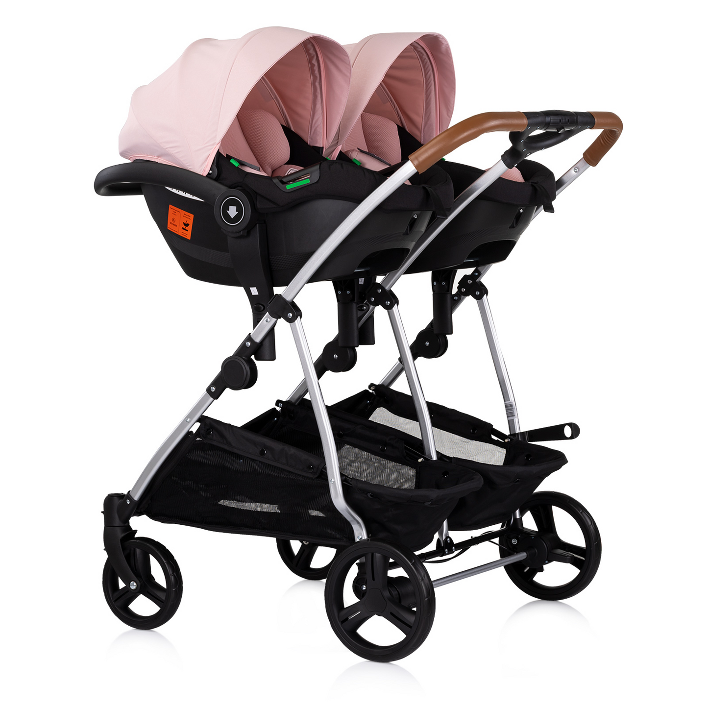 KINDERWAGEN FÜR ZWEI KINDER DUO SMART PINK