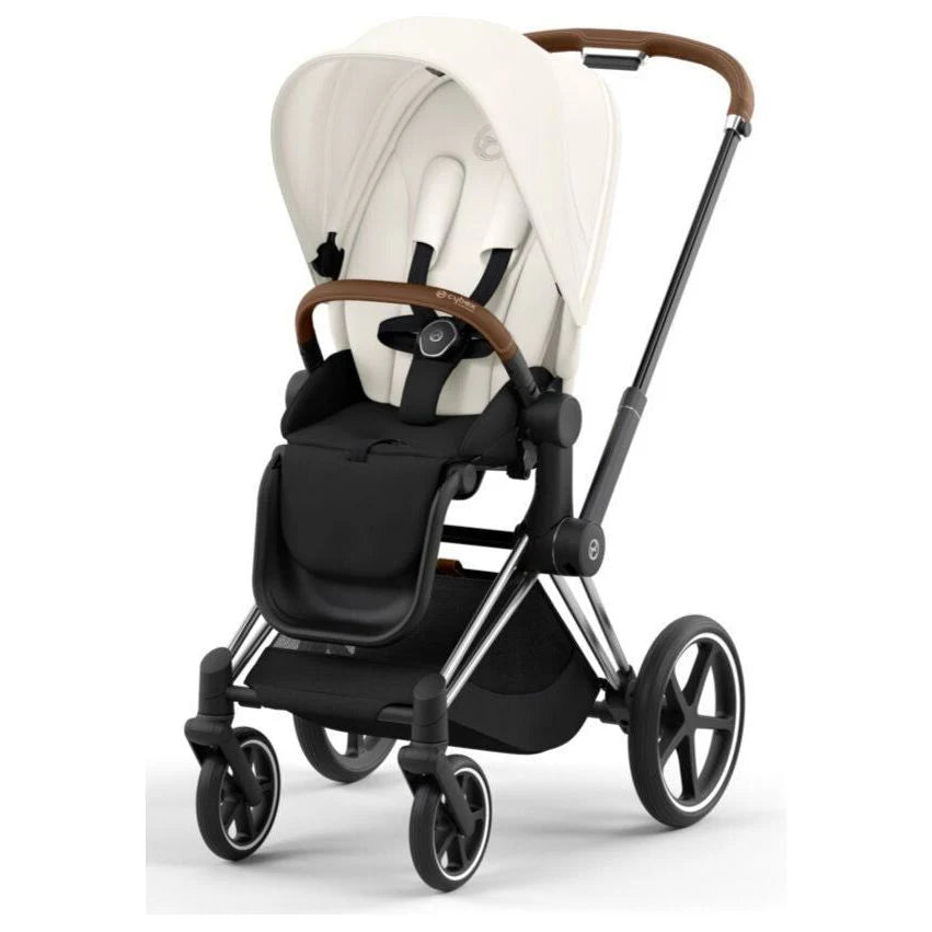 CYBEX PRIAM Set Gestell in Chrome Brown - Off White