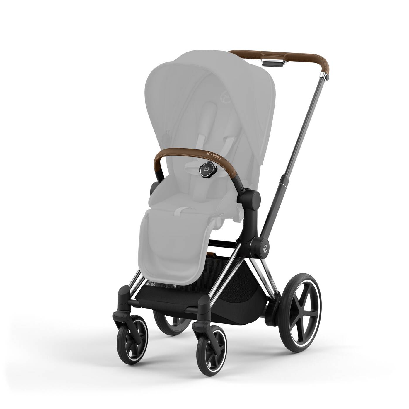 CYBEX PRIAM Set Gestell in Chrome Brown - Sepia Black