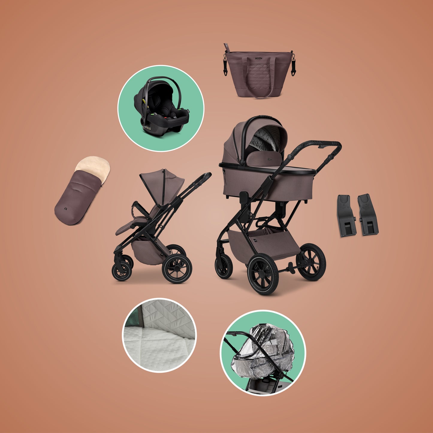 MOON PIU MAXI SET - tonka