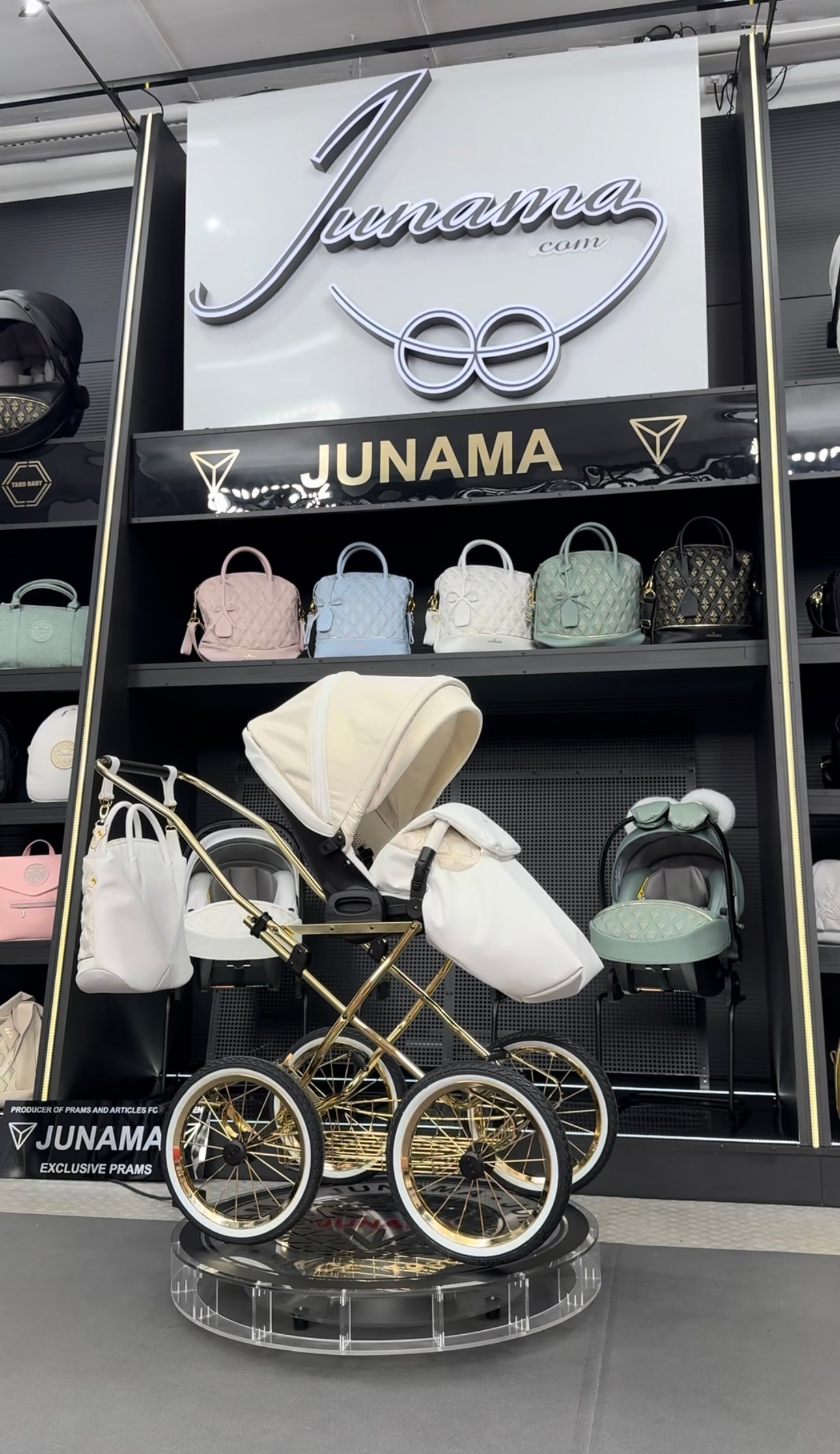 JUNAMA ELLEGANTE ArtDeco - WHITE RETRO