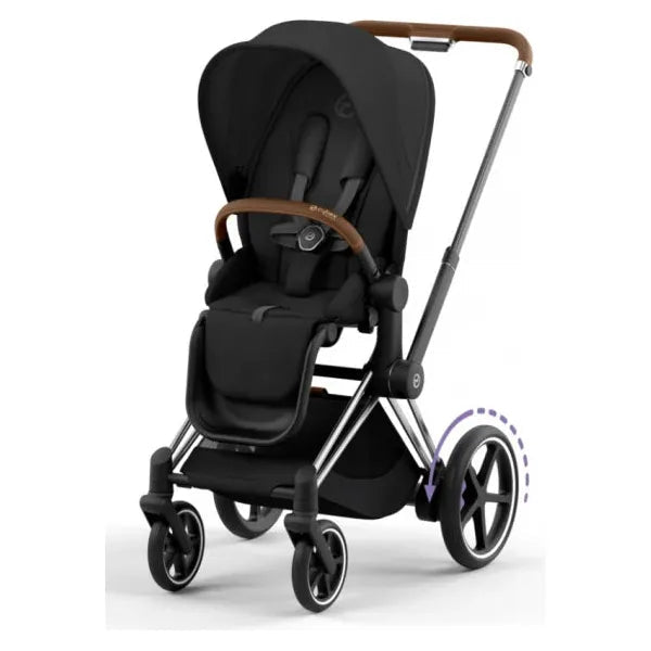 CYBEX e-PRIAM Set Gestell in Chrome Brown - Sepia Black