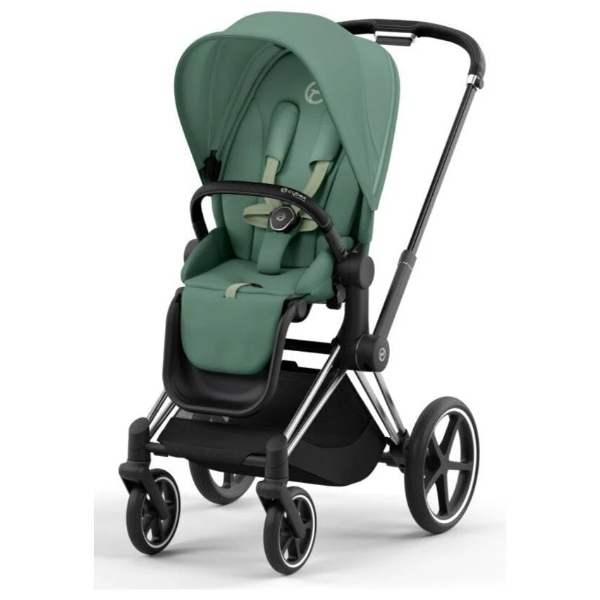 CYBEX PRIAM Set Gestell in Chrome Black - Leaf Green
