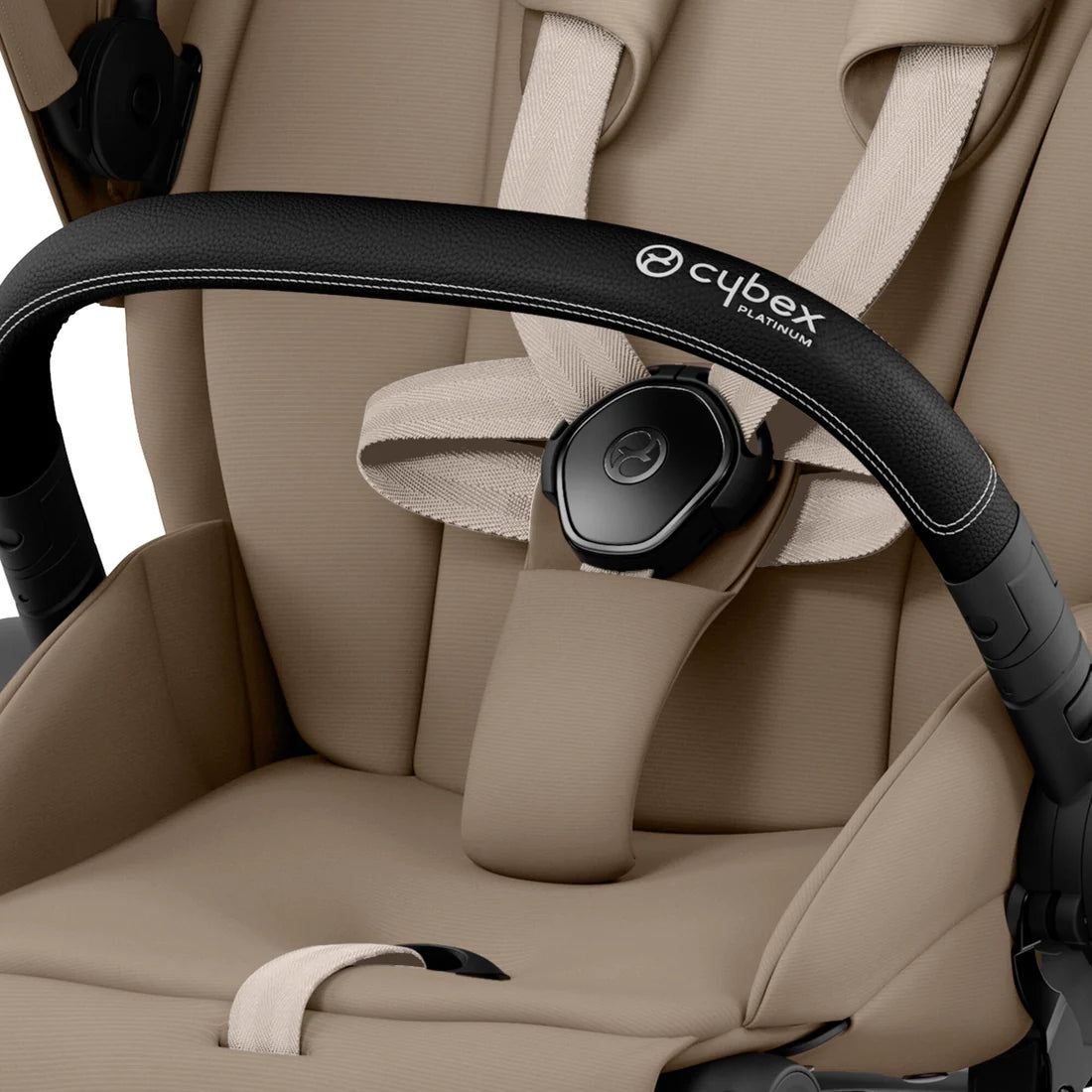 CYBEX PRIAM Set Gestell in Matt Black - Cozy Beige