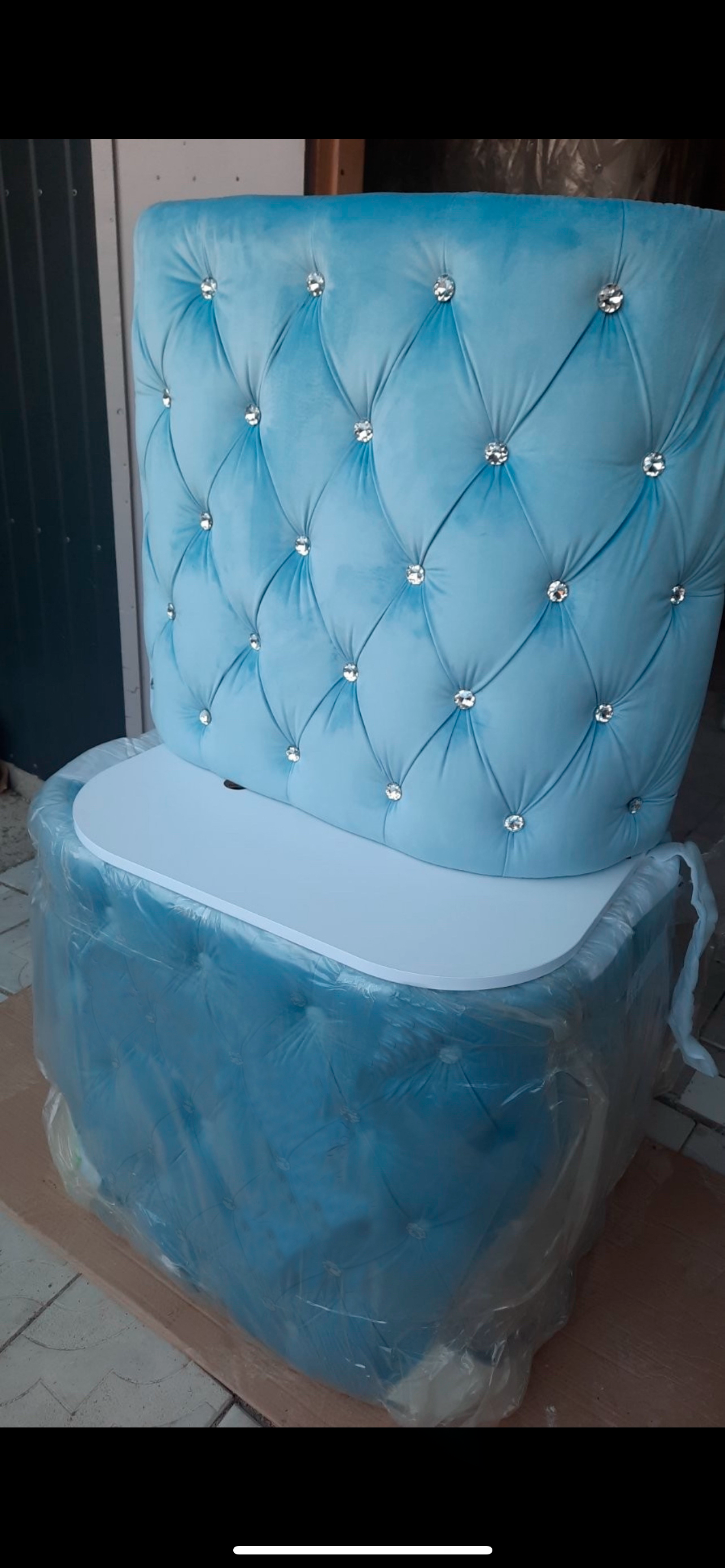 BABYBETT MITWACHSEND - CHESTER "BLUSH" - BLAU