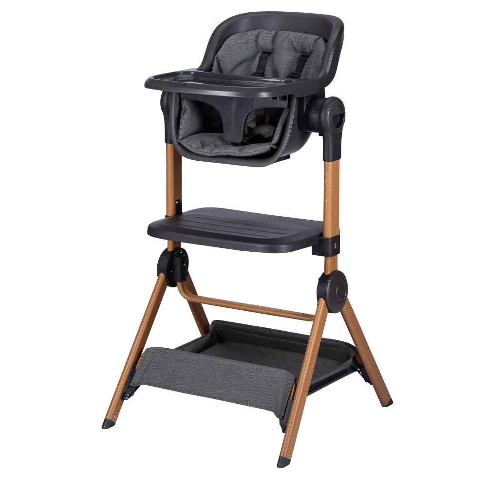 FreeON 2-in-1 Beistellbett und Hochstuhl Nest & Feed, grau