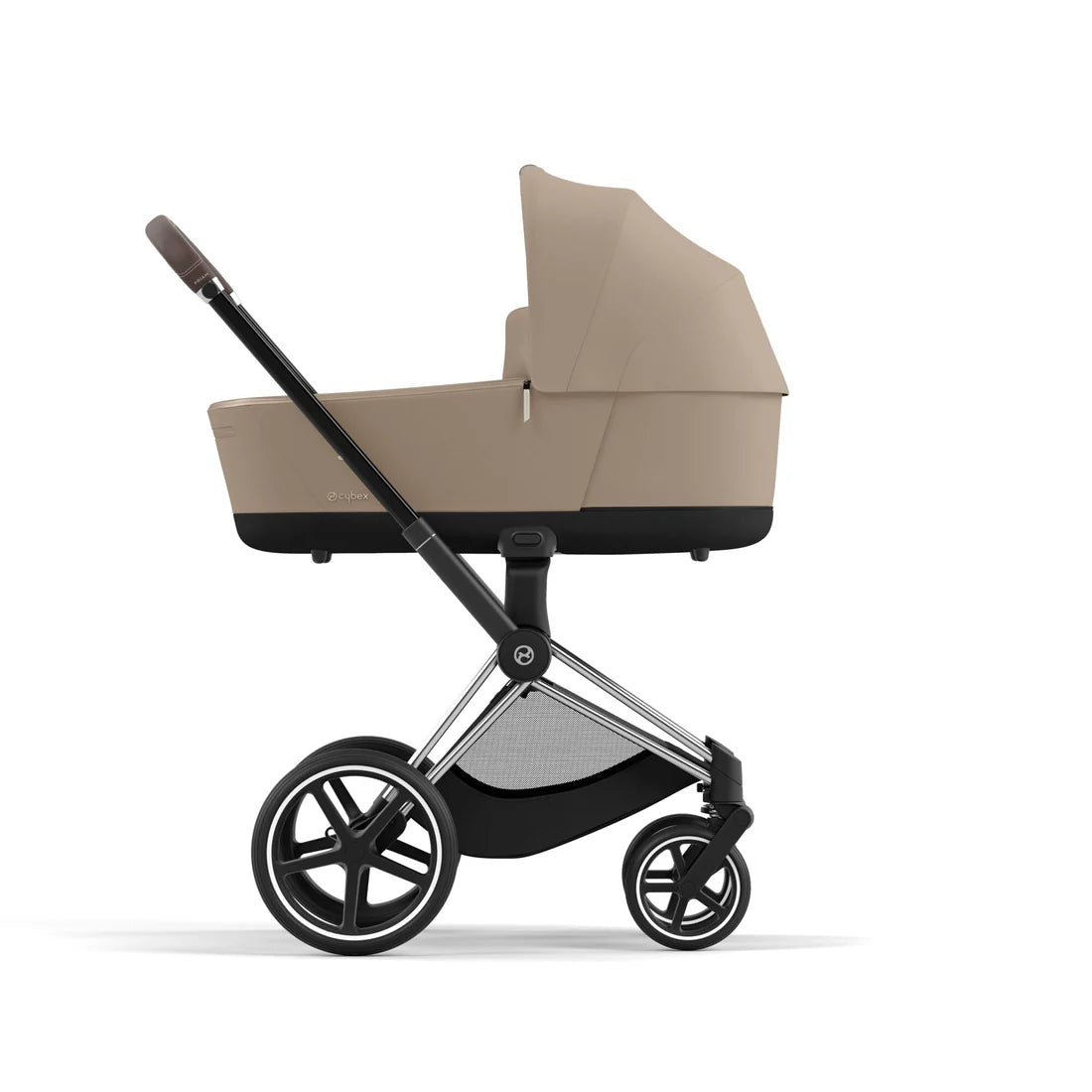 CYBEX PRIAM Set Gestell in Chrome Brown - Cozy Beige