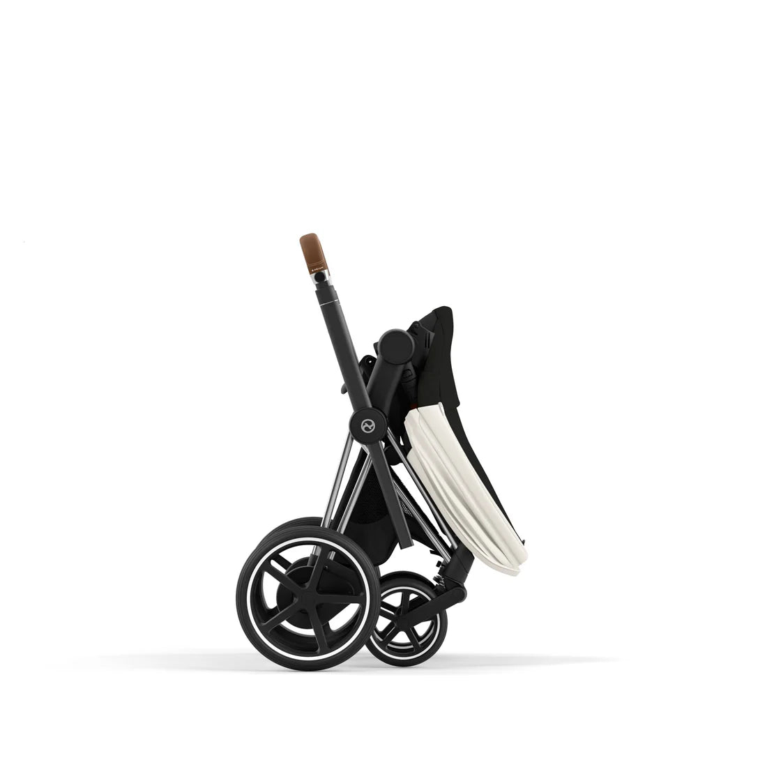 CYBEX PRIAM Set Gestell in Chrome Brown - Off White