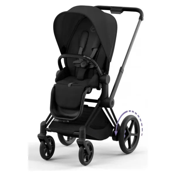CYBEX e-PRIAM Set Gestell in Matt Black - Sepia Black