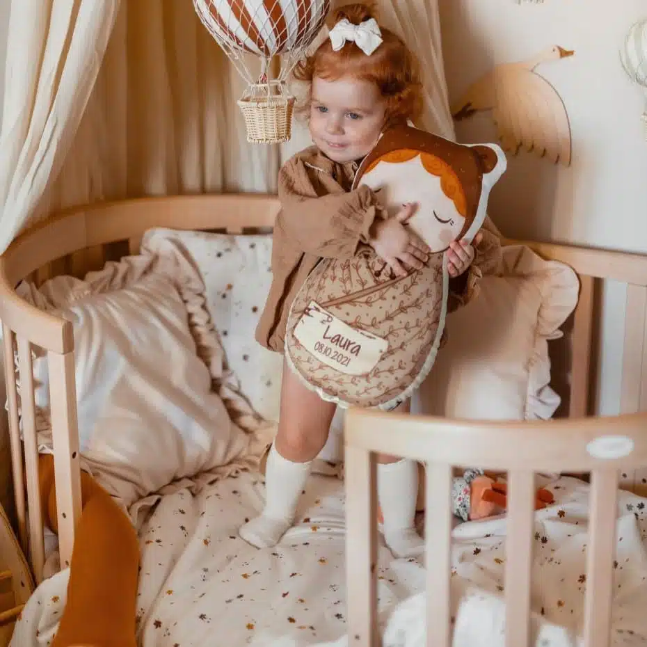 OVALES BABYBETT 7-IN-1 - WALDIN NATUR