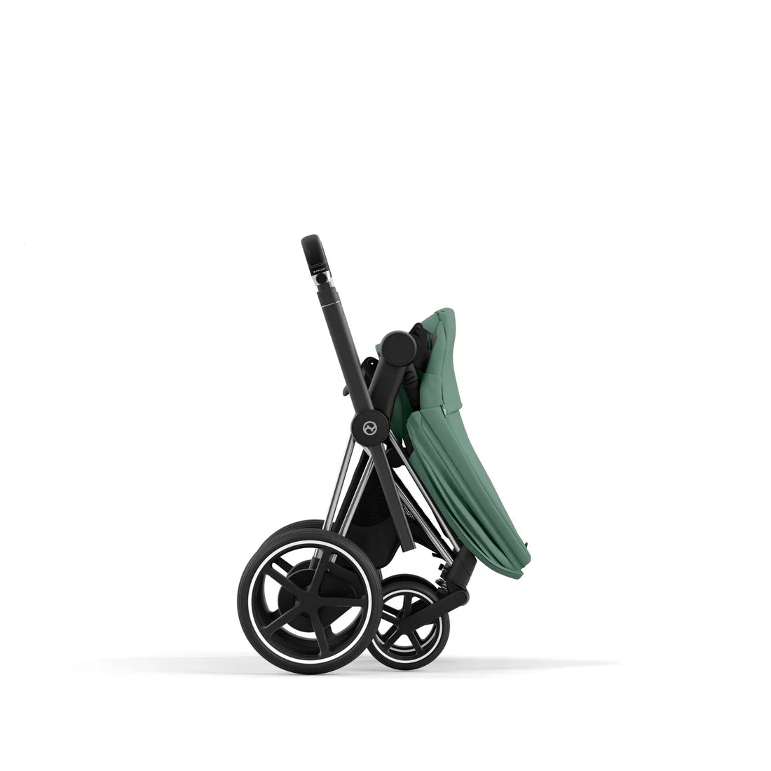 CYBEX e-PRIAM Set Gestell in Chrome Black - Leaf Green