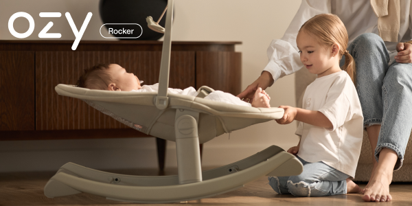 Lernen Sie unsere neue Ozy Rocker Base kennen – für Momente der Ruhe, wenn die Arme eine Pause brauchen!
