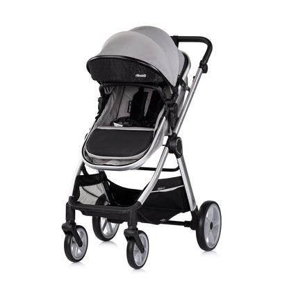 3-in-1 VERWANDELBARER KINDERWAGEN „VISTA“ CLOUDGREY