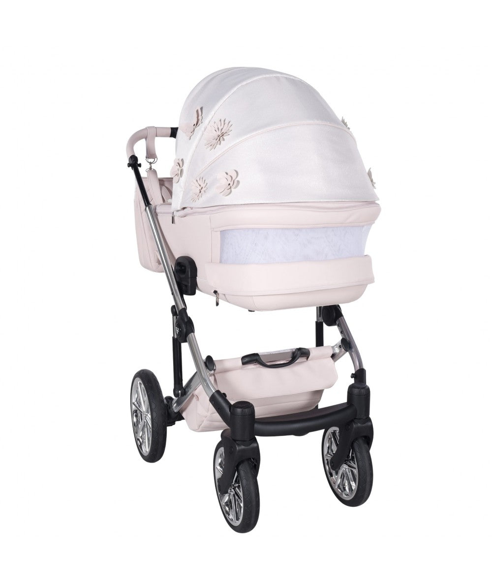 Junama Diamond Le Fleur Kombi-Kinderwagen - Pink