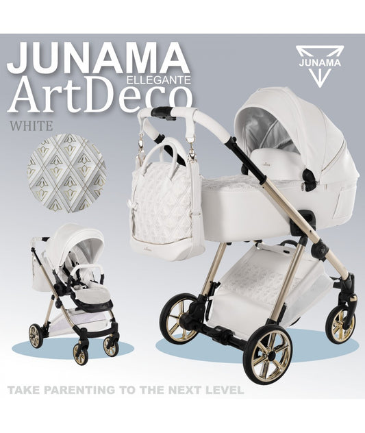 JUNAMA ELLEGANTE ArtDeco - WHITE