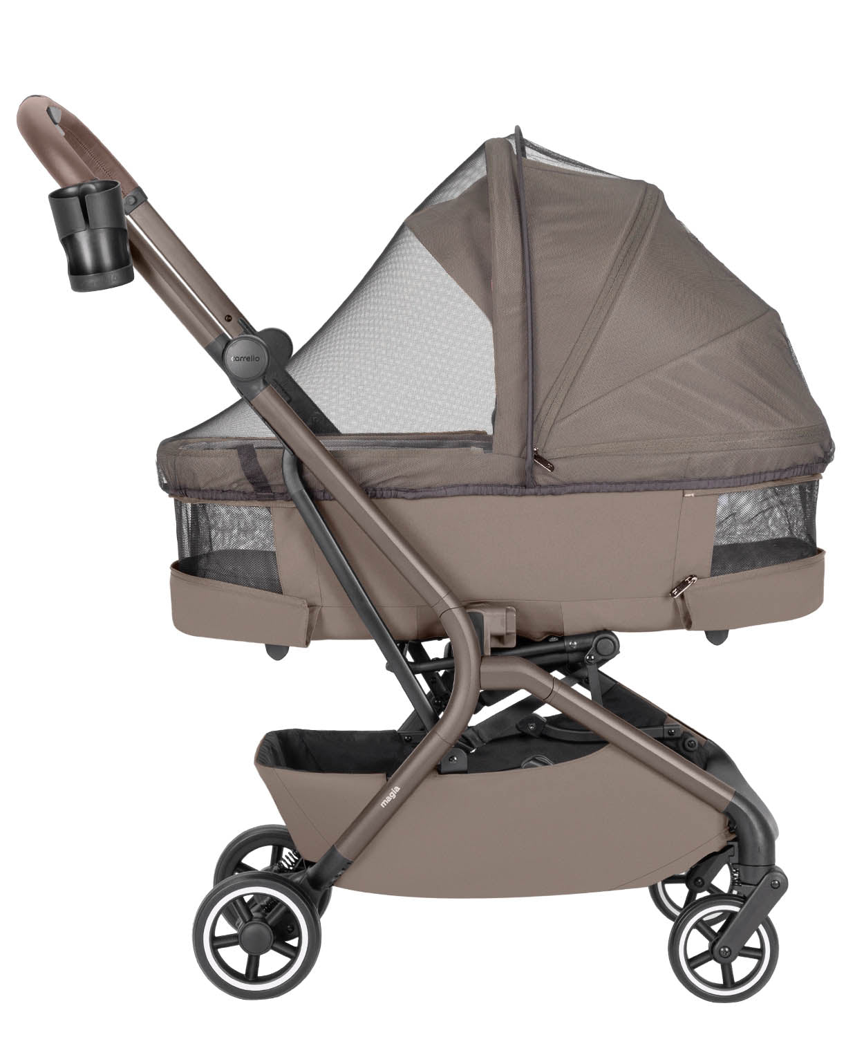 2-in-1 Kinderwagen „CARRELLO MAGIA“ - Cocoa Beige
