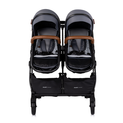 KINDERWAGEN FÜR ZWEI KINDER DUO SMART GREY