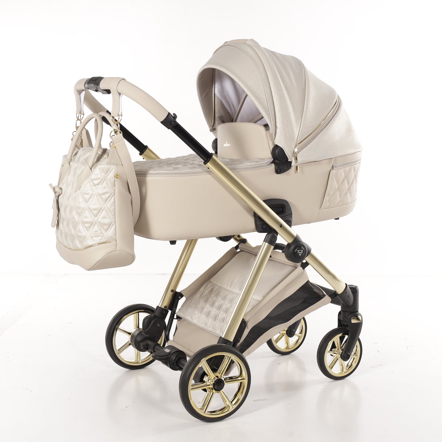 JUNAMA ELLEGANTE LAME - BEIGE / GOLD