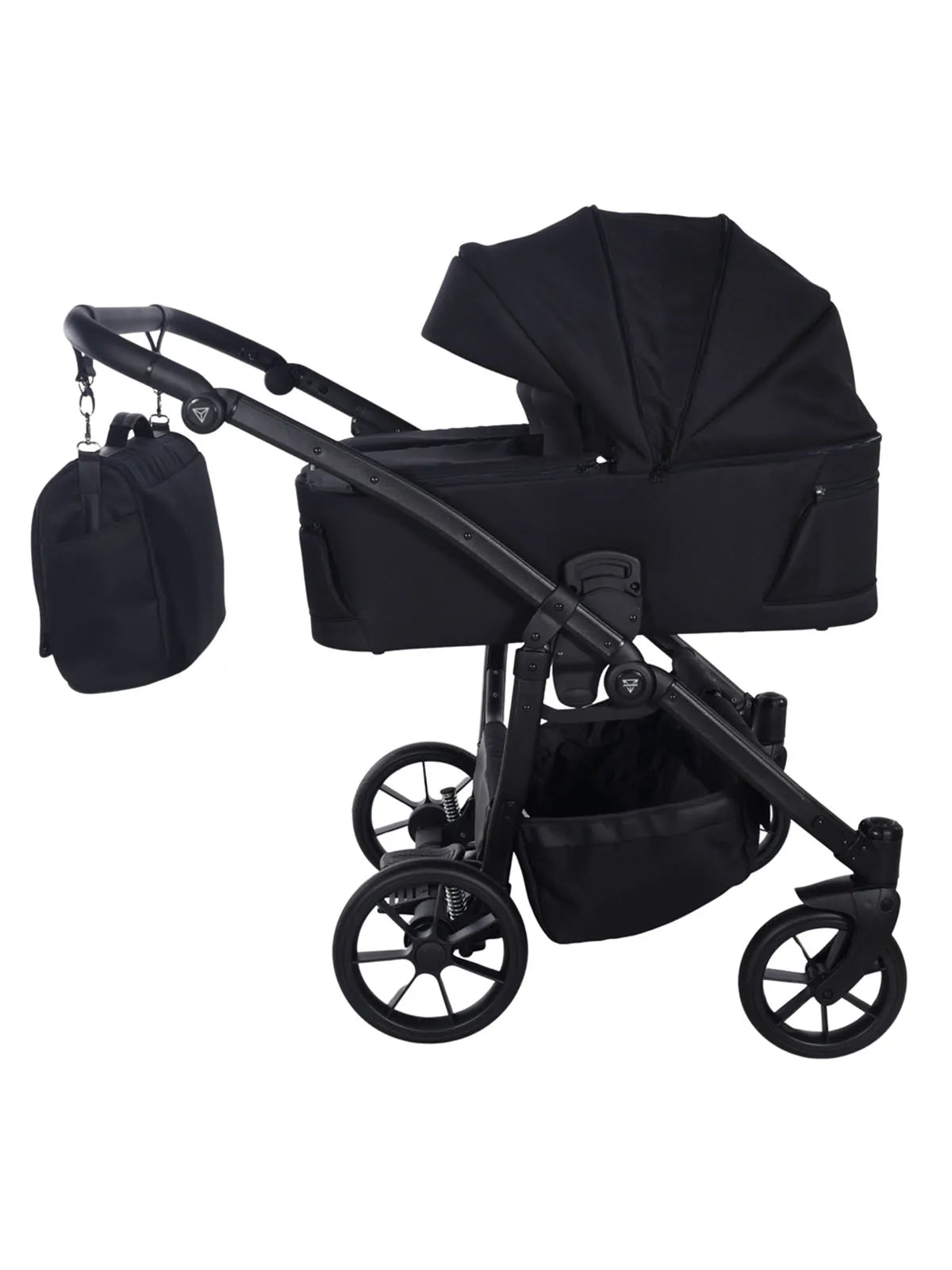Zwillings-/Geschwisterwagen JUNAMA DUO V4 - Black