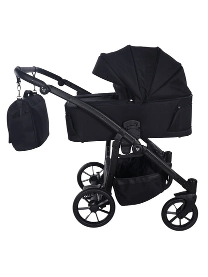 Zwillings-/Geschwisterwagen JUNAMA DUO V4 - Black