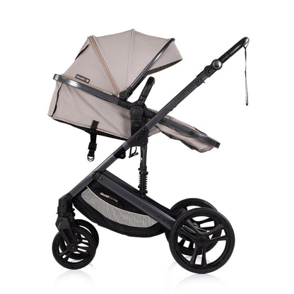 3-in-1 VERWANDELBARER KINDERWAGEN „AMORE“ LATTE