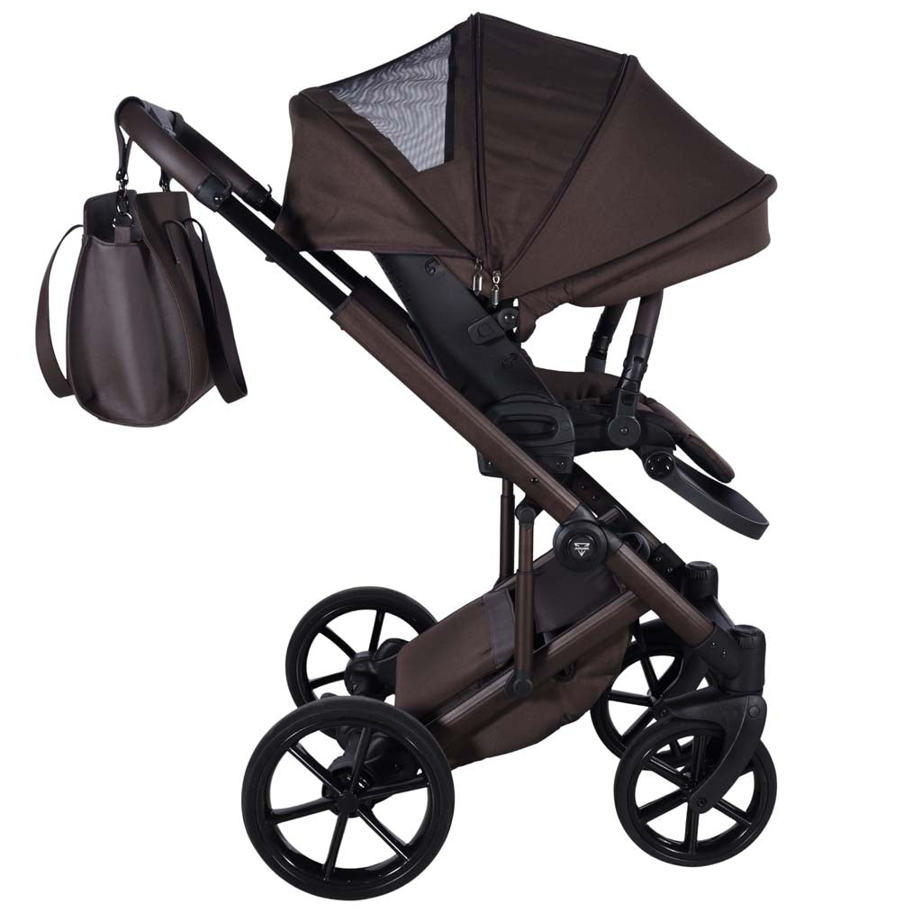 Junama Diamond Termo Ellegante Kombi-Kinderwagen - Chocolate