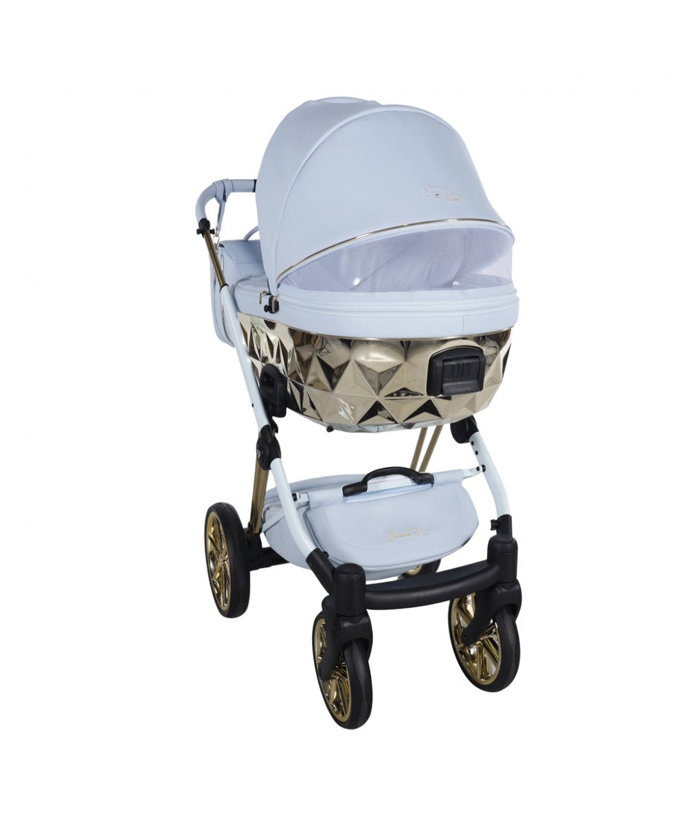 Junama Diamond Cubby Kombi-Kinderwagen - Blue/Gold