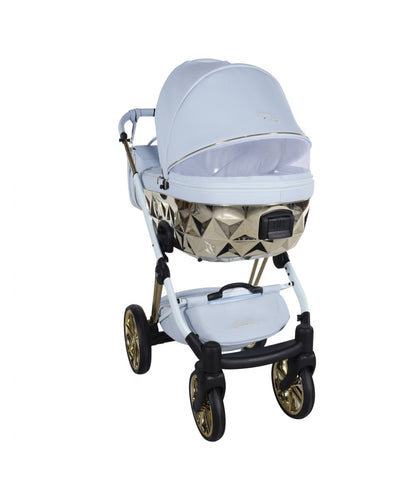Junama Diamond Cubby Kombi-Kinderwagen - Blue/Gold