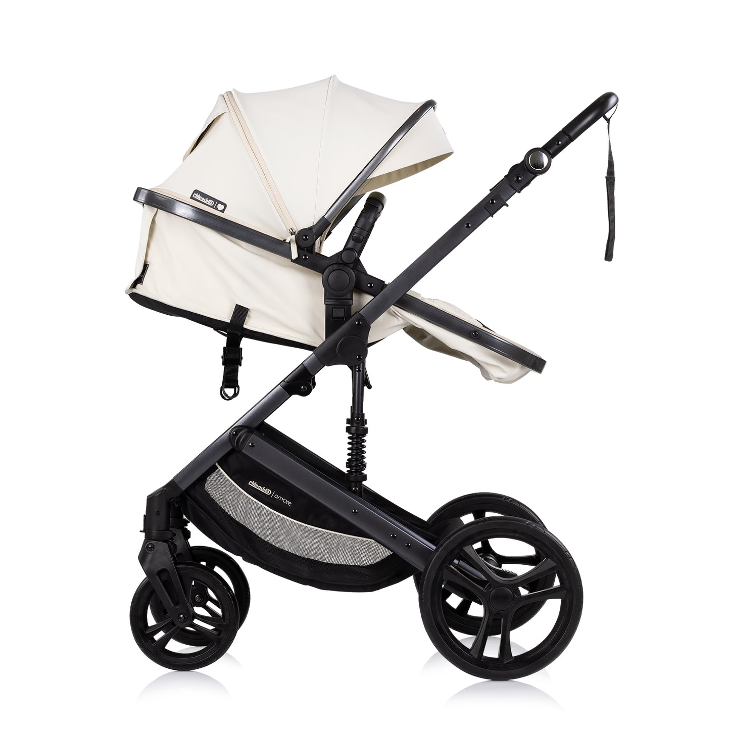 3-in-1 VERWANDELBARER KINDERWAGEN „AMORE“ KASCHMIR