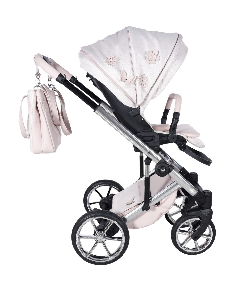 Junama Diamond Le Fleur Kombi-Kinderwagen - Pink