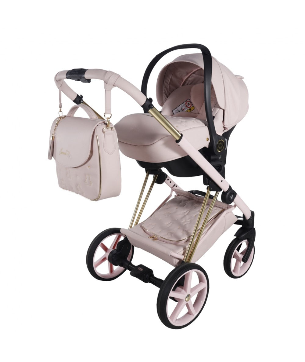 Junama Diamond Cubby Kombi-Kinderwagen - Pink