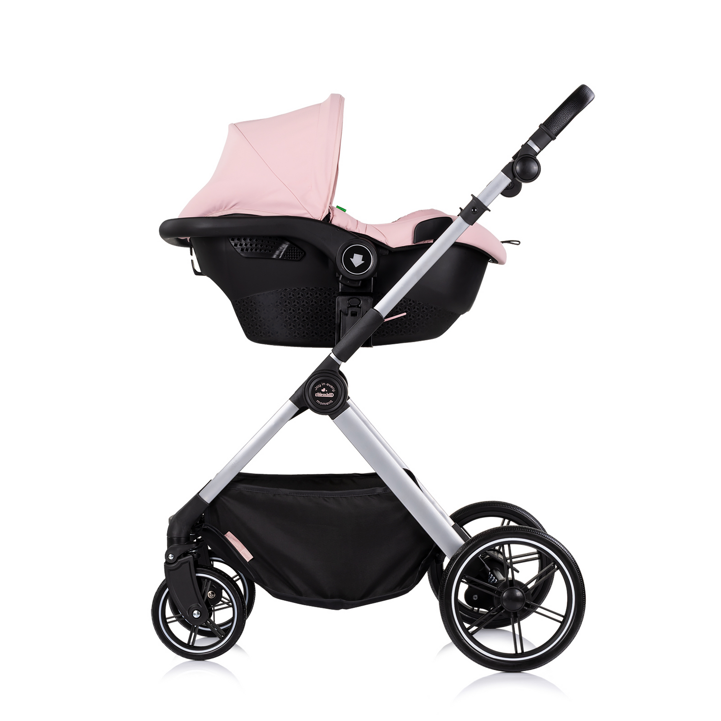 3-in-1 BABY-TRANSFORMATIONSKINDERWAGEN "PEARL" - PUDERROSA