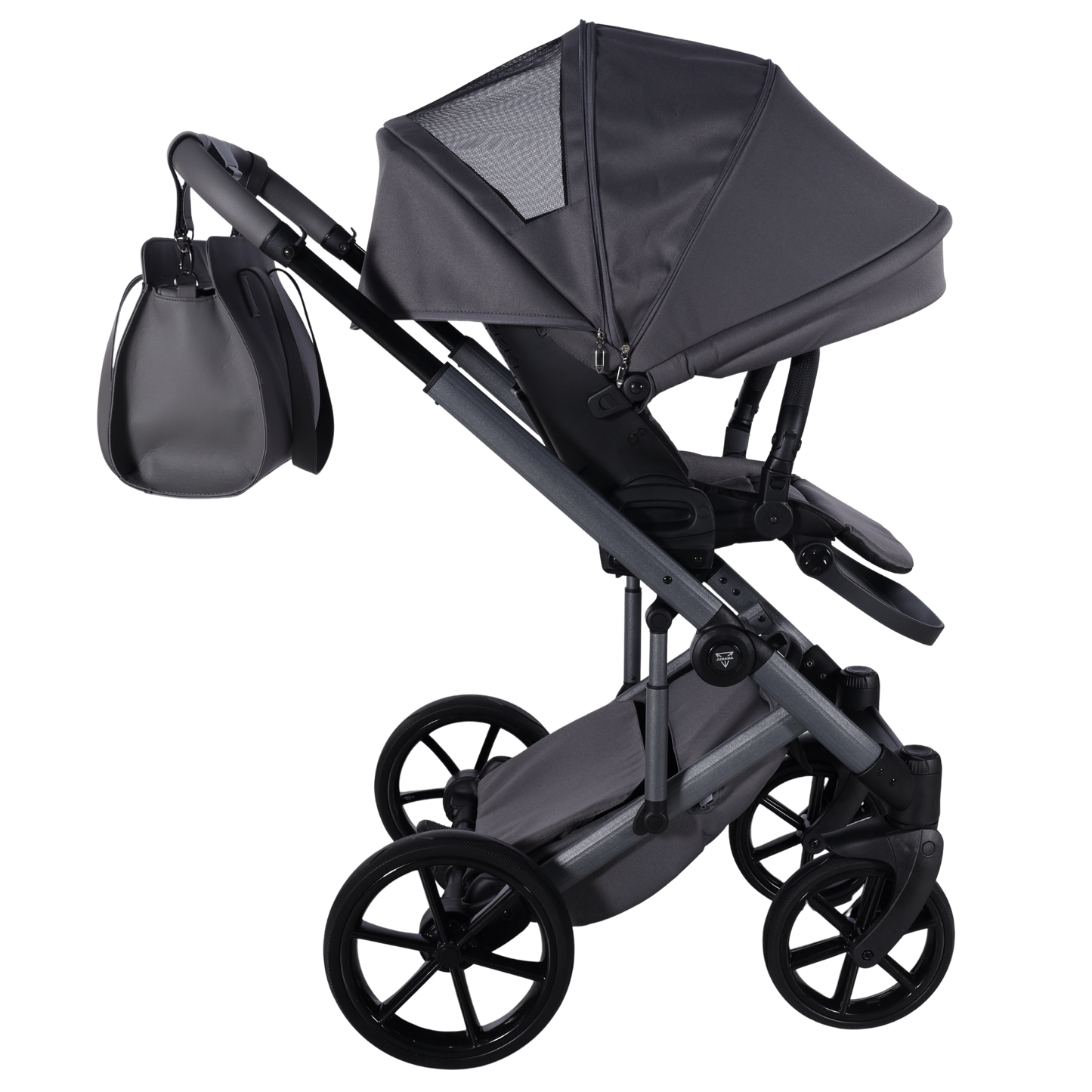 Junama Diamond Termo Ellegante Kombi-Kinderwagen - Dark Grey