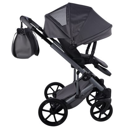 Junama Diamond Termo Ellegante Kombi-Kinderwagen - Dark Grey