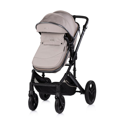 3-in-1 VERWANDELBARER KINDERWAGEN „AMORE“ LATTE