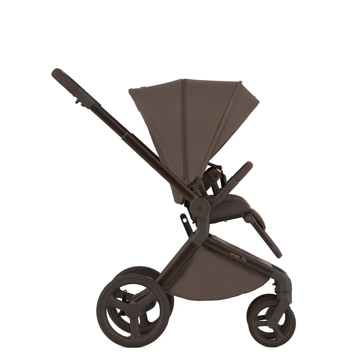 BUNDLE SET: ANEX FLO BROWNY Kombi-Kinderwagen 4in1 inkl. NUNA ARRA FLEX BABYSCHALE & BASE NEXT