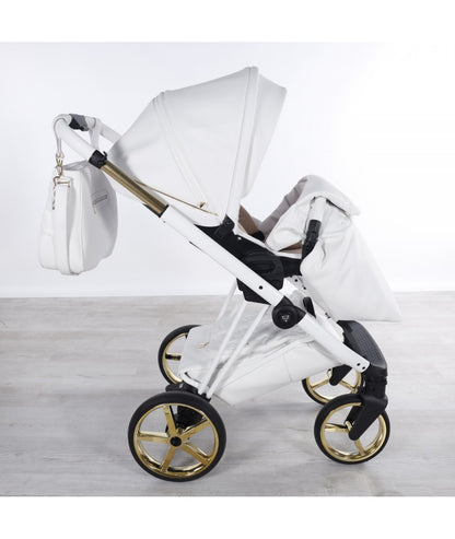 Junama Diamond Cubby Kombi-Kinderwagen - White