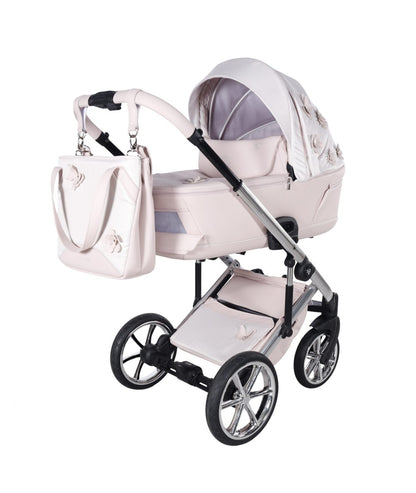 Junama Diamond Le Fleur Kombi-Kinderwagen - Pink