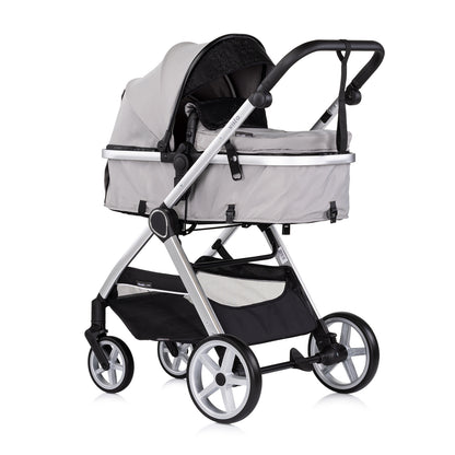 3-in-1 VERWANDELBARER KINDERWAGEN „VISTA“ CLOUDGREY