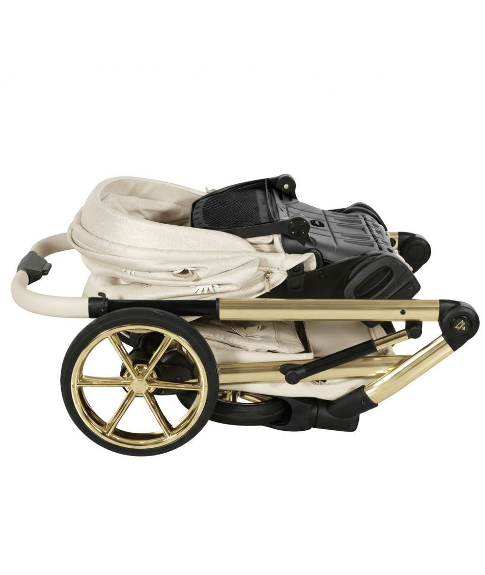 Junama Diamond Le Fleur Kombi-Kinderwagen - Beige
