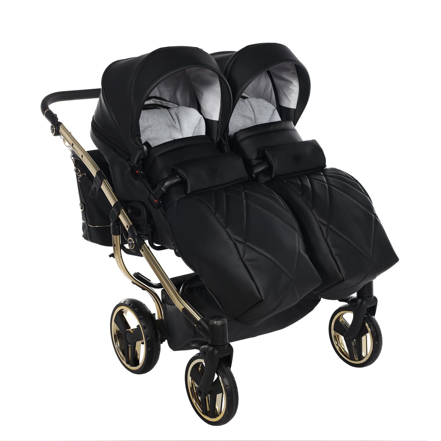 Zwillings-/Geschwisterwagen JUNAMA DUO V3 - ECO BLACK