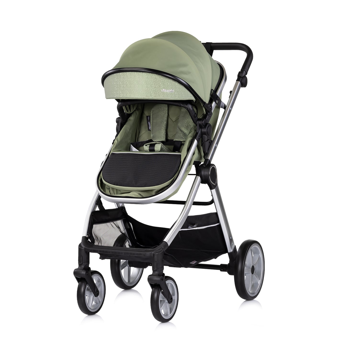 3-in-1 VERWANDELBARER KINDERWAGEN „VISTA“ BASILIKUM