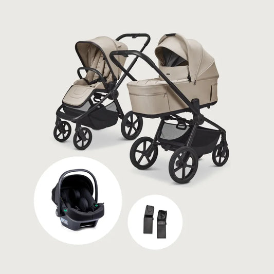 SET: 3in1 Kombikinderwagen RESEA Fold + Babyschale LOLA
 - sand