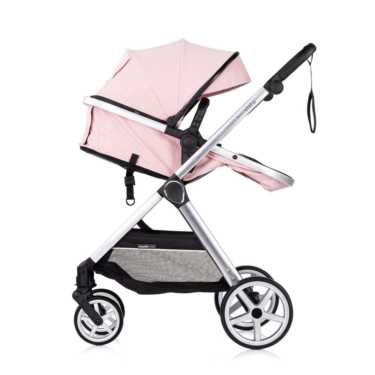 3-in-1 VERWANDELBARER KINDERWAGEN „VISTA“ MARSHMALLOWPINK