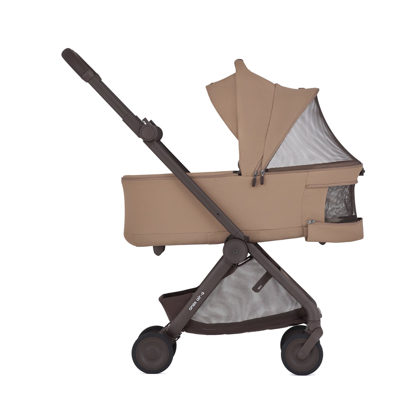 ANEX AIR-Q TRAVEL-BUNDLE 2-IN-1 SET MIT FALTBARER BABYWANNE - KARAMELL