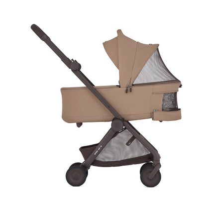 ANEX AIR-Q TRAVEL-BUNDLE 2-IN-1 SET MIT FALTBARER BABYWANNE - KARAMELL